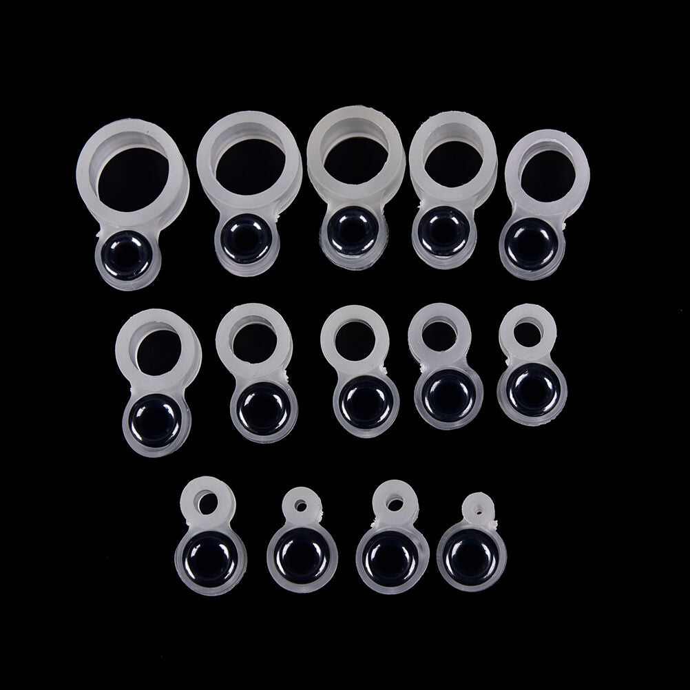 14x fishing rod wire ring fishing line guide ring silicone different size1.l8