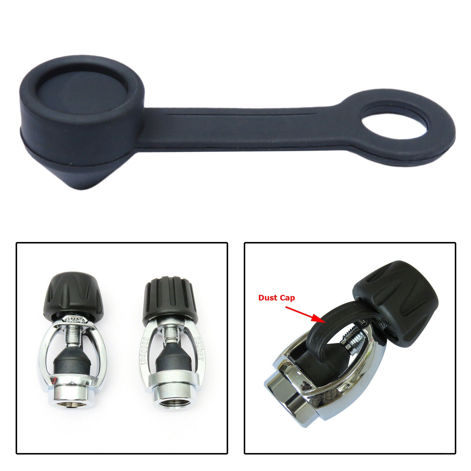 2X Dive Regulator Dust  Underwater Diving First Stage Adapter Replacement
