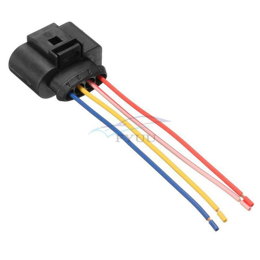4 Pieces\Lot 1J0973724 Ignition Coil Connector Plug Wiring Loom For Seat