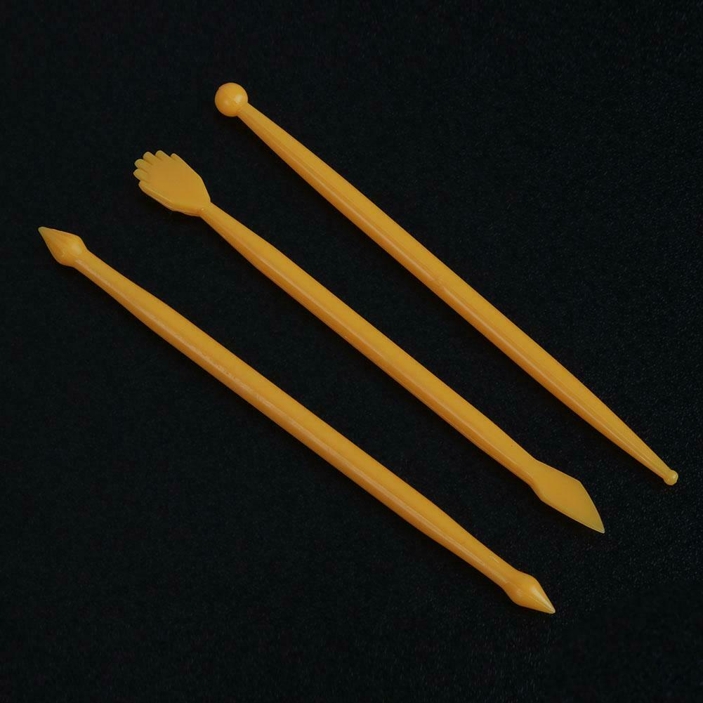 14pcs Plastic Cake Carving Pottery Shaper DIY Baking Sculpture Tools  @