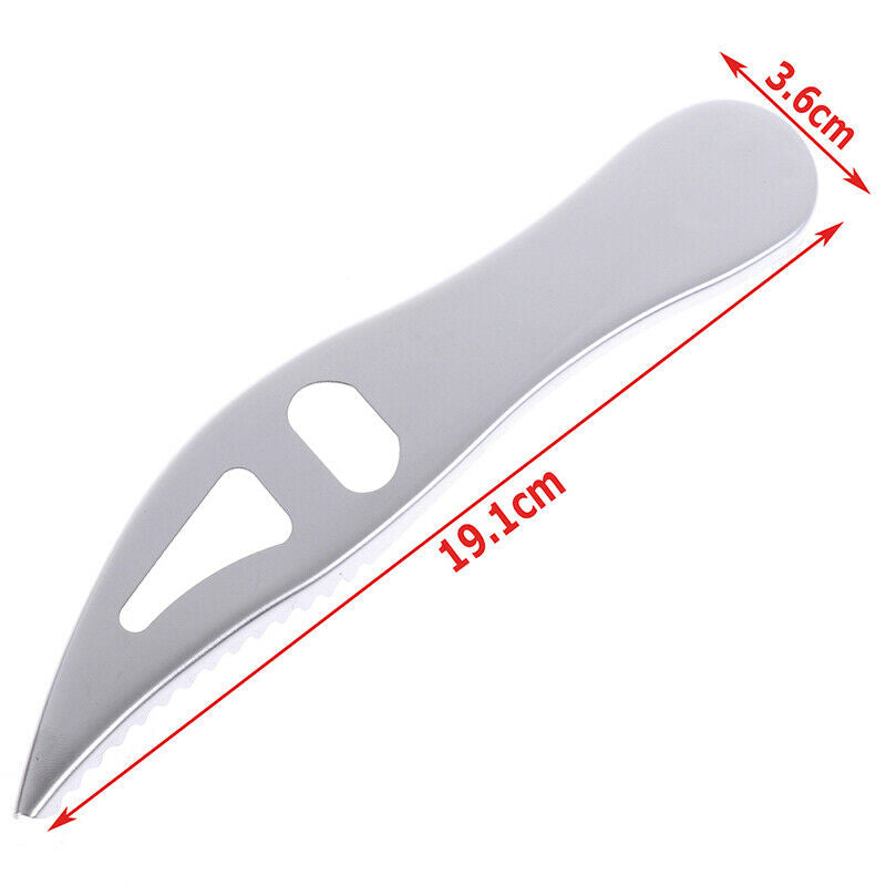 Fish Skin Scale Scraper Cleaner Stainless Steel Peeler Scaler Remover Cle.l8