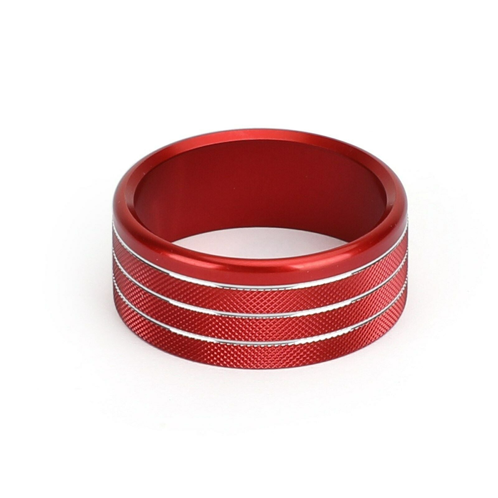 4X AC Headlight Switch Ring Cover Trim For Wrangler JL 2018+ Red US CN