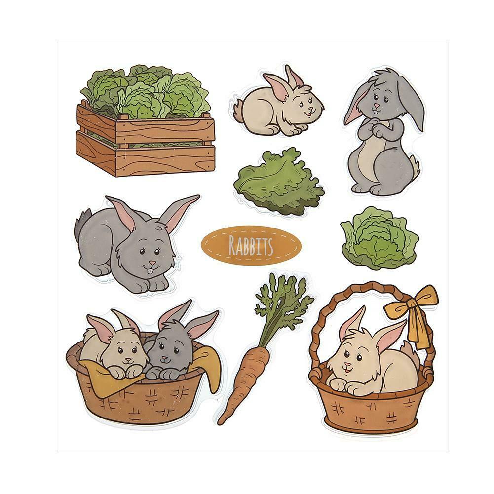 Metal Cutting Dies Stencil Scrapbooking Rabbit Stamp Embossing Paper Cards @