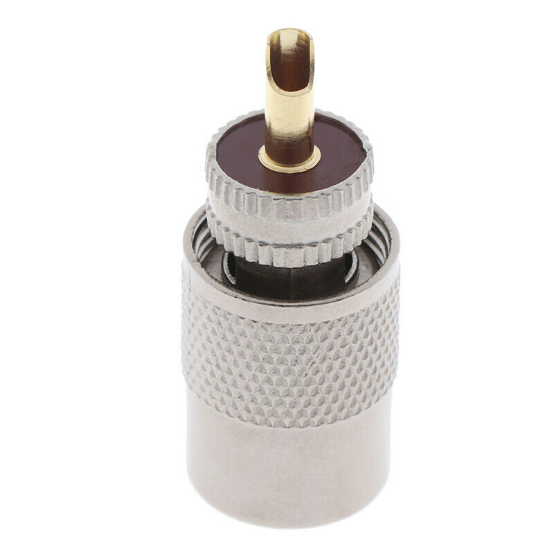1PCS UHF PL259 Male Plug Straight Solder Connector Adapter for RG8U RG58-.l8