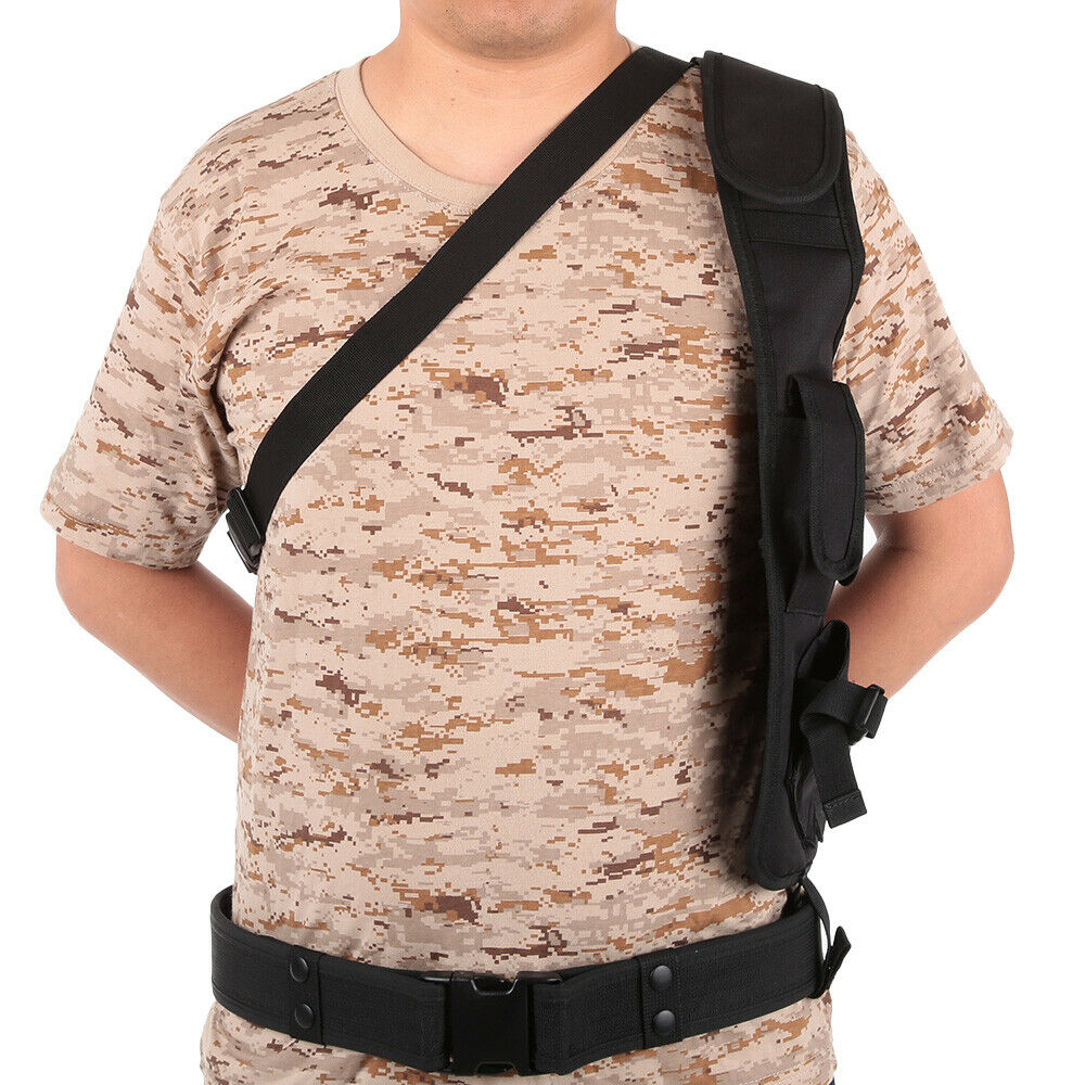 Black Nylon Anti-theft Hidden Underarm Security Shoulder Gun Holster Holder Bags