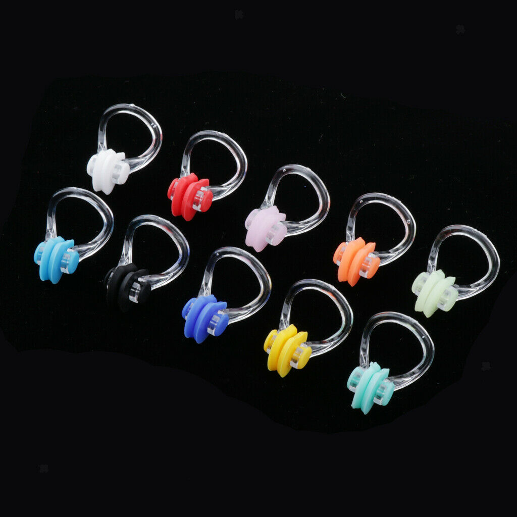 Premium Swimming Snorkel Lap Swim Mouthpiece Breathing Tube Nose Plug Gear