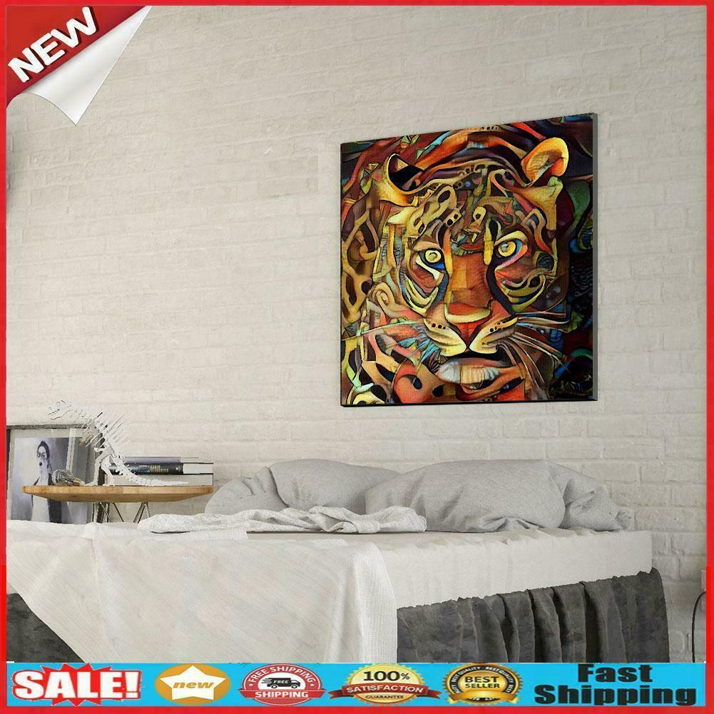 Tiger Diamond Painting 5D DIY Full Round Drill Mosaic Handmade Wall Picture @