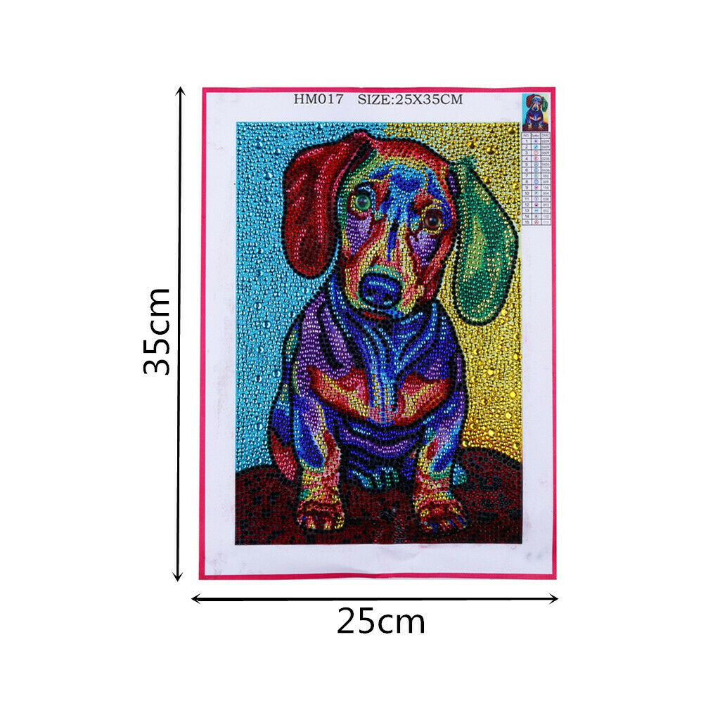 Dog  Pattern Diamond Painting Kit Full Drill DIY Arts for Home Wall Decor