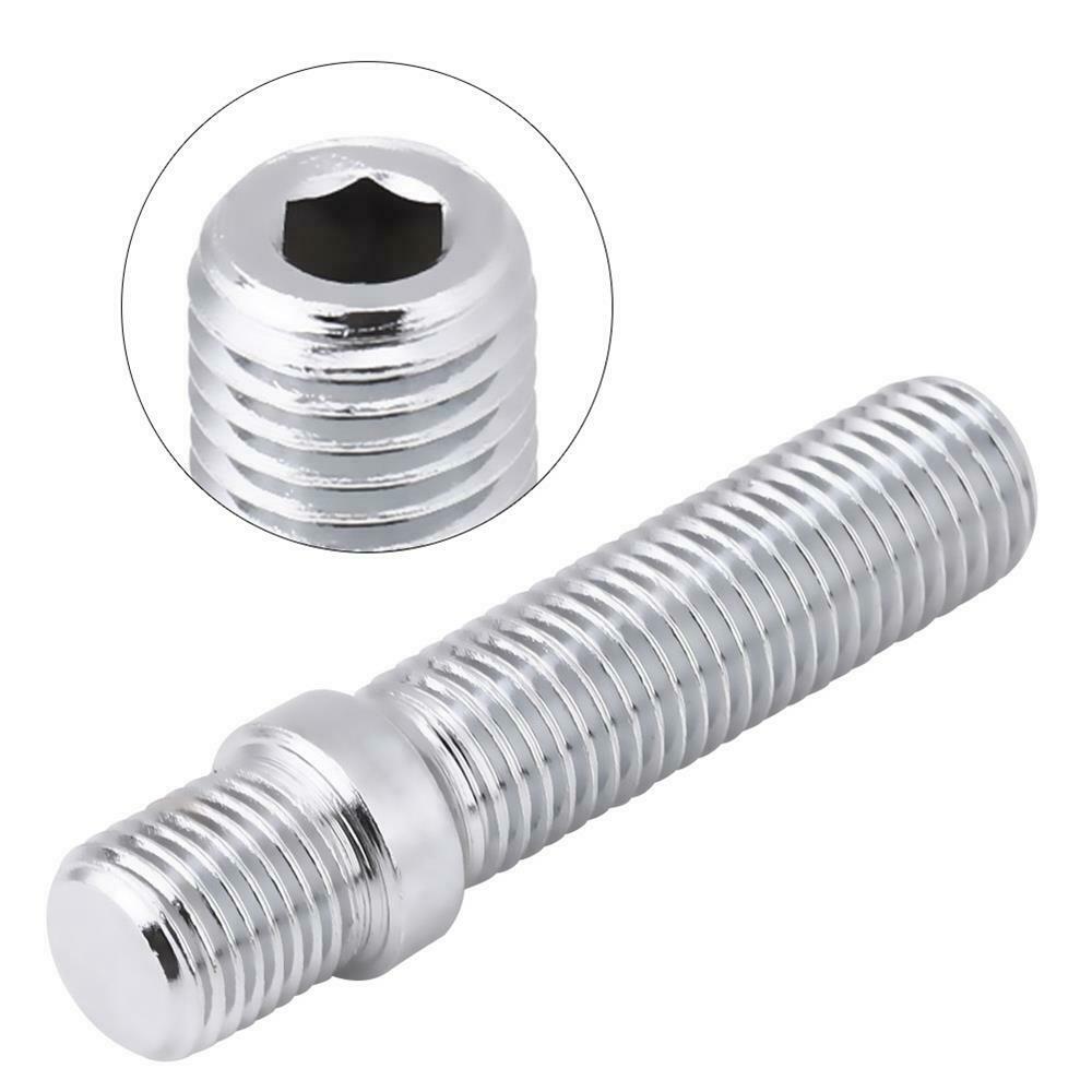 20Pcs 50mm Extended Wheels Stud 12x1.5 to 12x1.5 Screw Adapter for A4 1998-2008