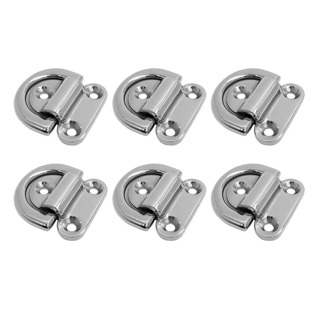 6     Pcs     Tie     Down     Point     Lashing     Ring     Staple     Cleat