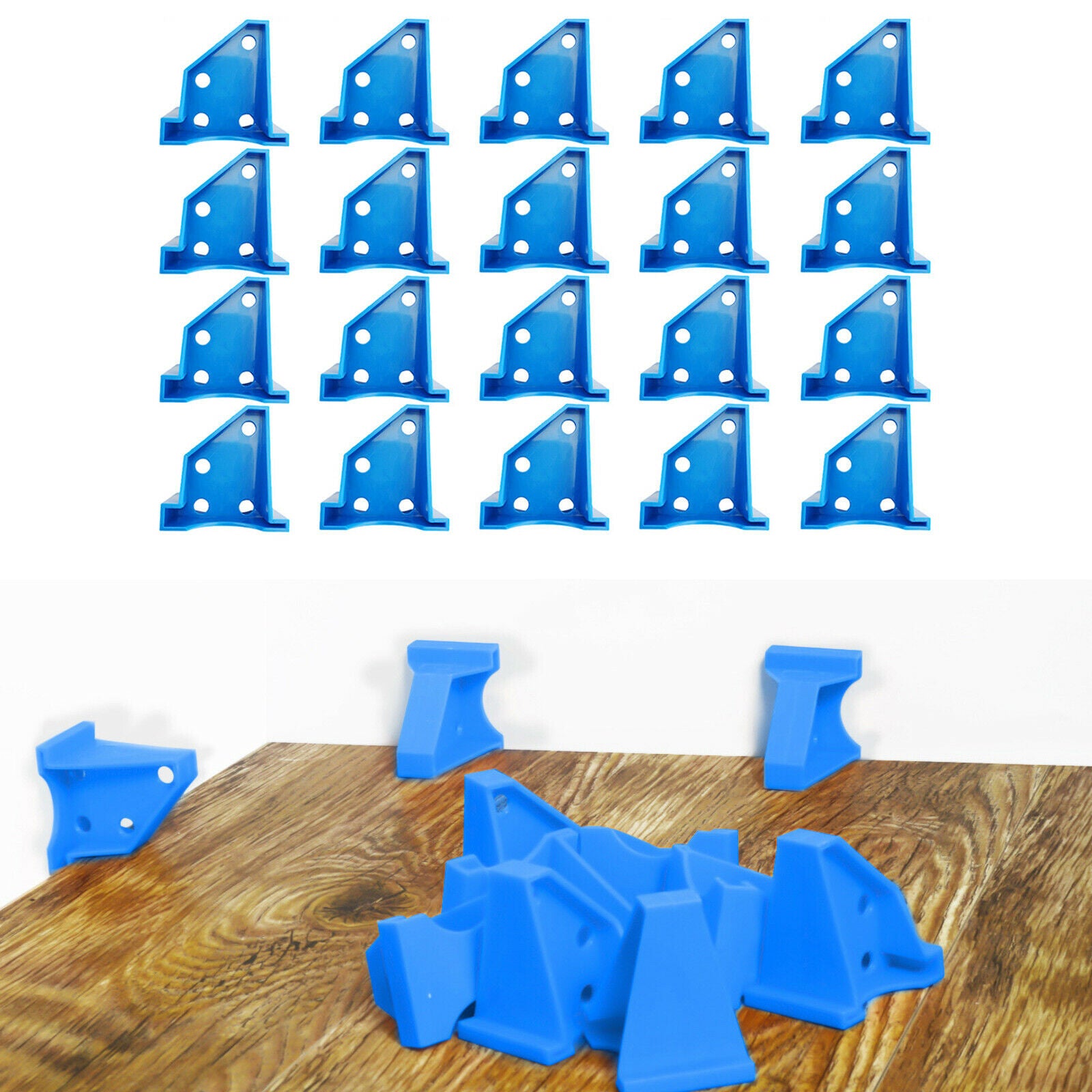 20 Pieces of Floor Laminate Spacers with 1/4 Spacing for DIY Wood