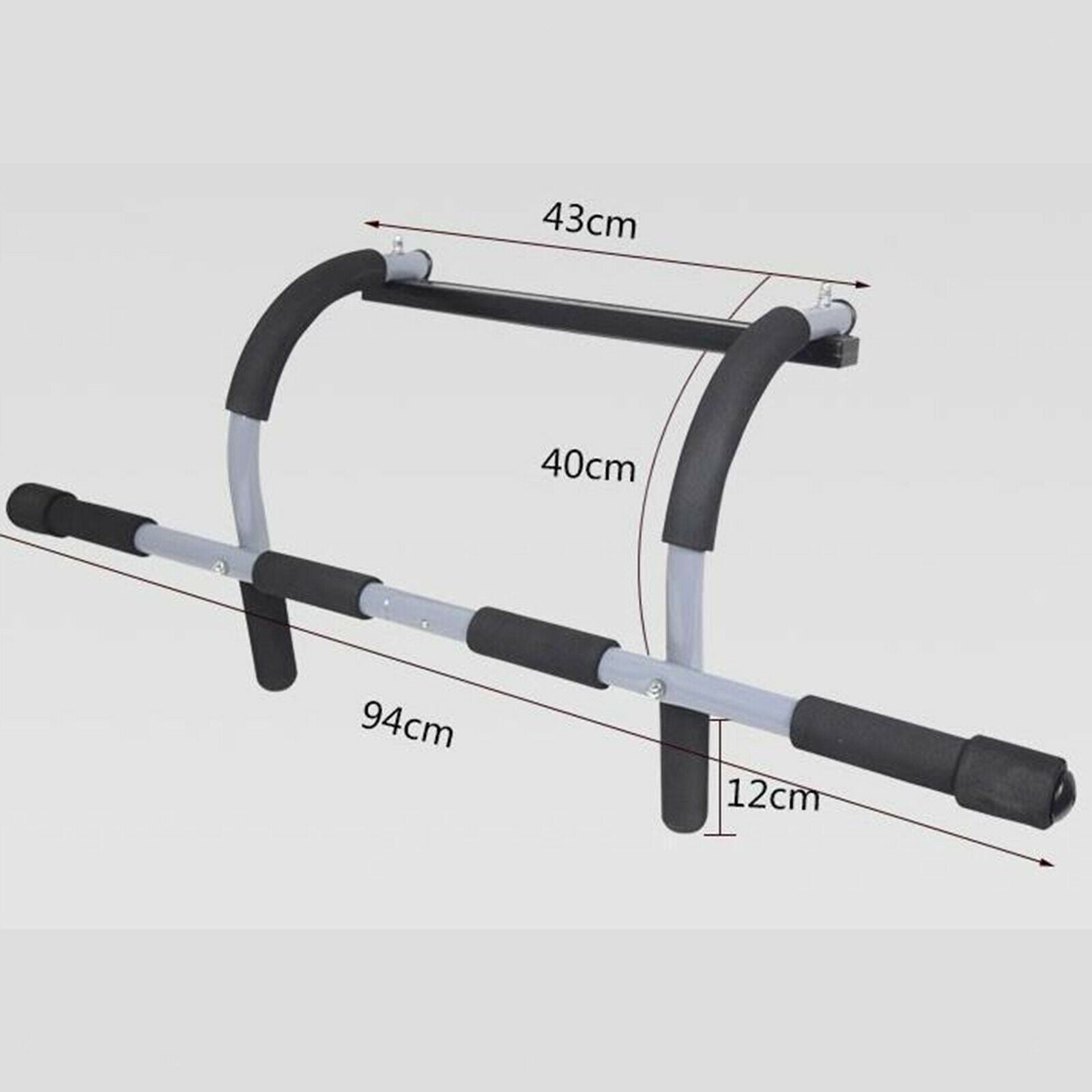 Doorway Pull-up Chin-Up Bar Upper Body Ab Home Gym Fitness Training Strength
