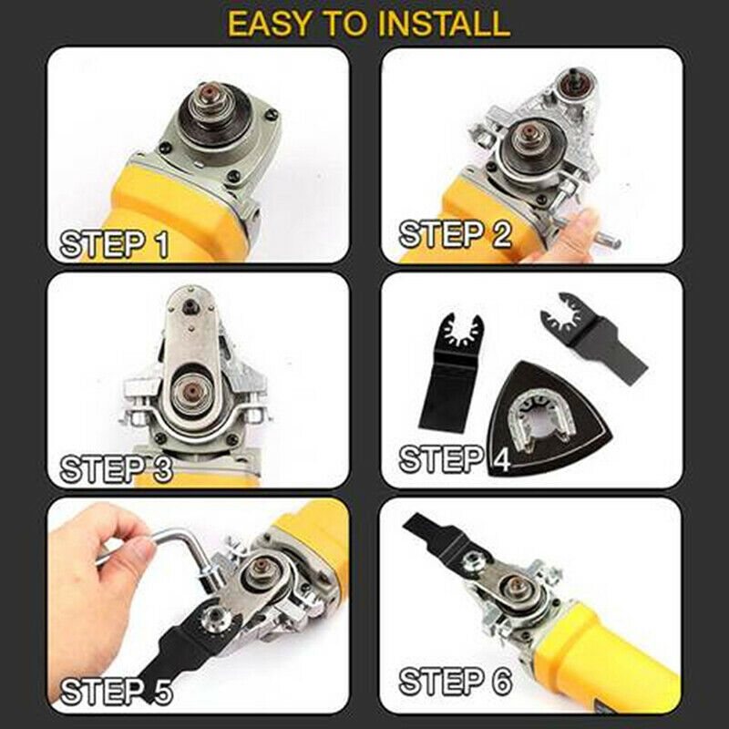 To Grooving Machine Adapter Angle Grinder Conversion Universal Head  JD