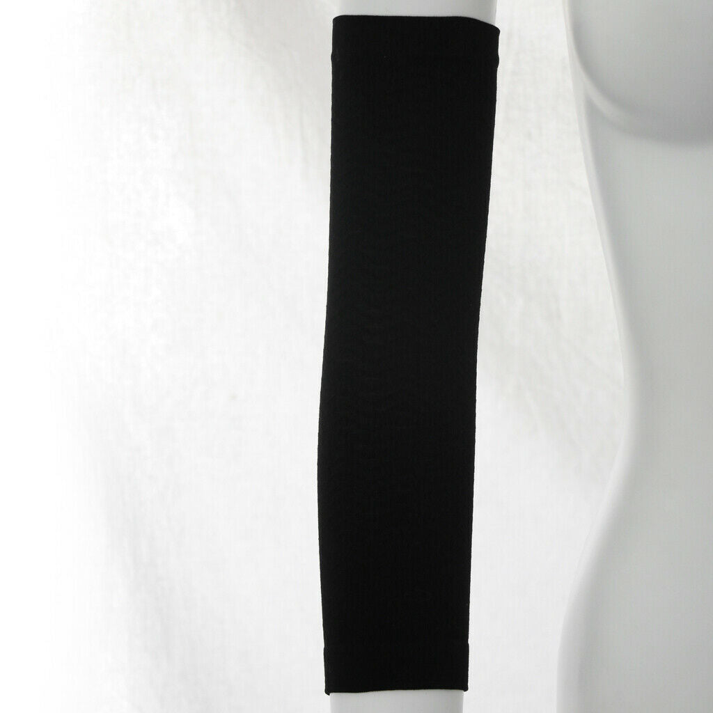 2 Pairs Upper Arm Shapewear Slimmer - Sports Shaper Sleeves Wraps - Black