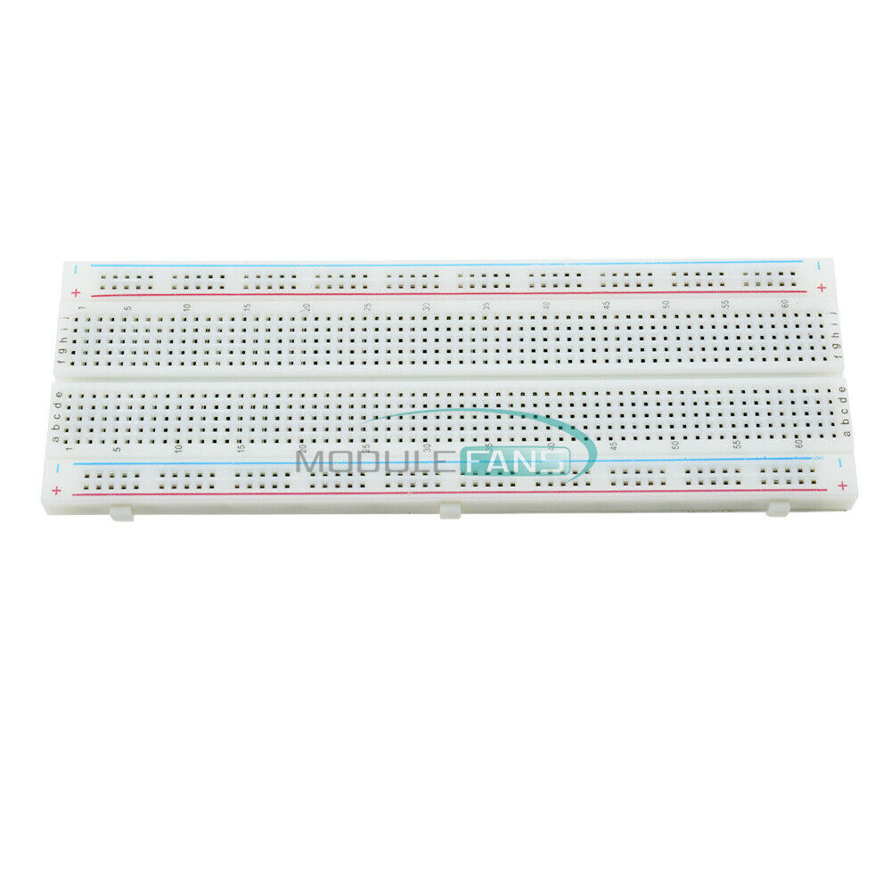 2PCS MB102 Solderless Breadboard 830 Points 2 Buses PCS Bread Board Test Circuit