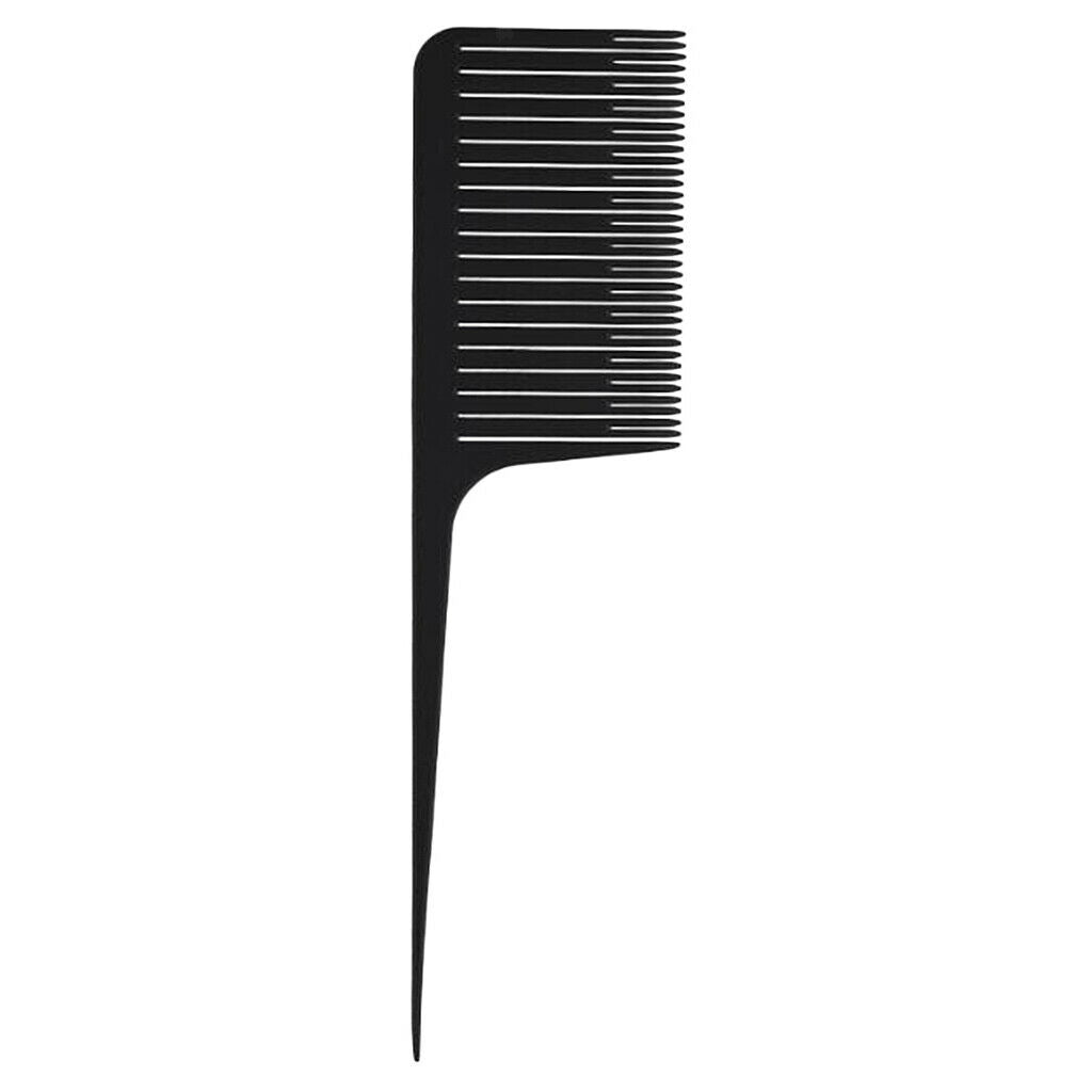 4Pcs Heat-resistant Highlighting Foiling Comb Highlight Dyeing Tool Black