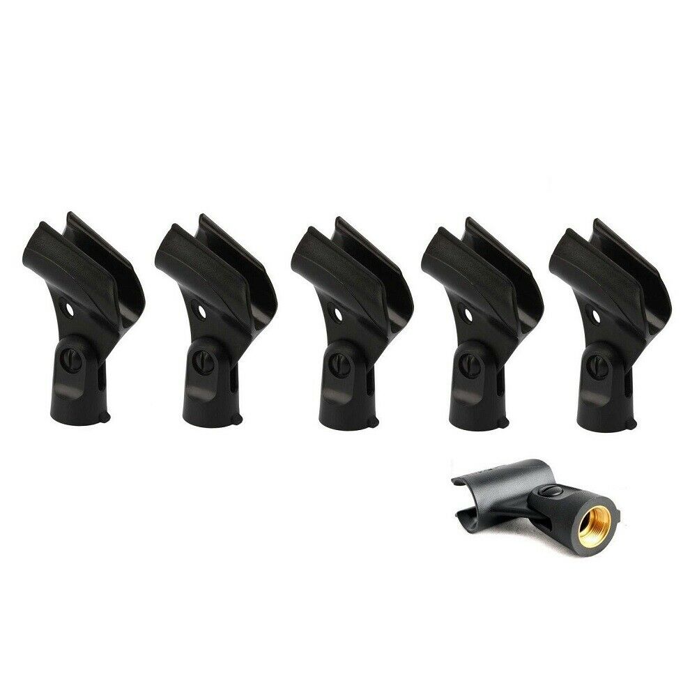 Karaoke Mic Clip Holder For Shure SM58 SM57 Beta58 SM87A Beta 87A Microphone
