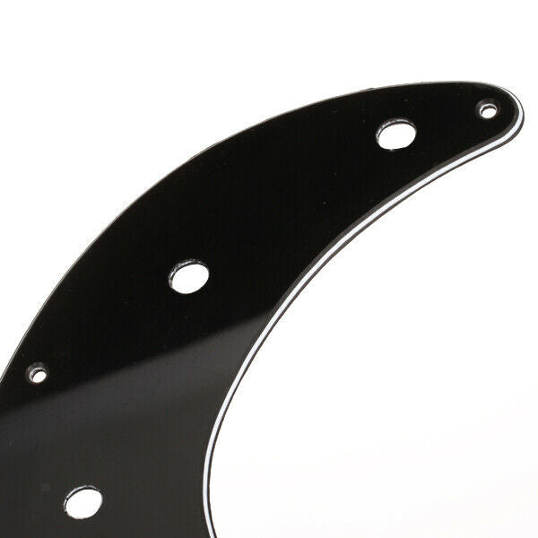 Black 3-ply Pickguard for +2pcs Thumb Rest Tug Bar Finger Pull