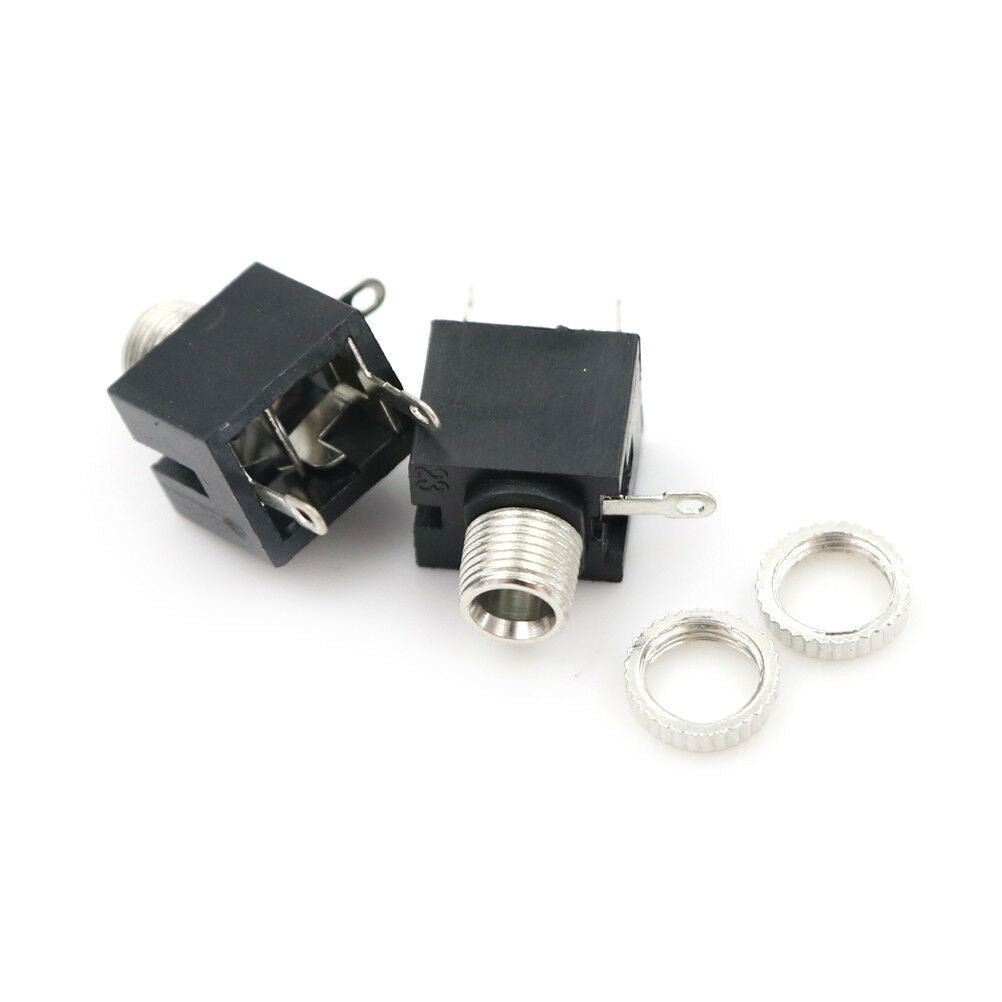 20pcs 3.5mm Female Connector 3 Pin Headphone Jack Socket Mono Channel PJ-301M DF
