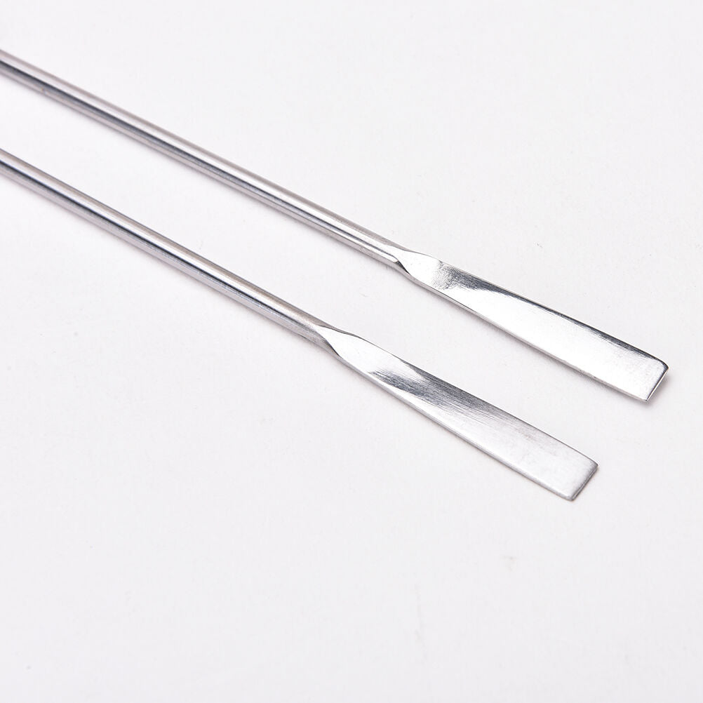 1Women Stainless Steel Nail Art Makeup Palette Spatula Tone Rods Tool Beauty.DD