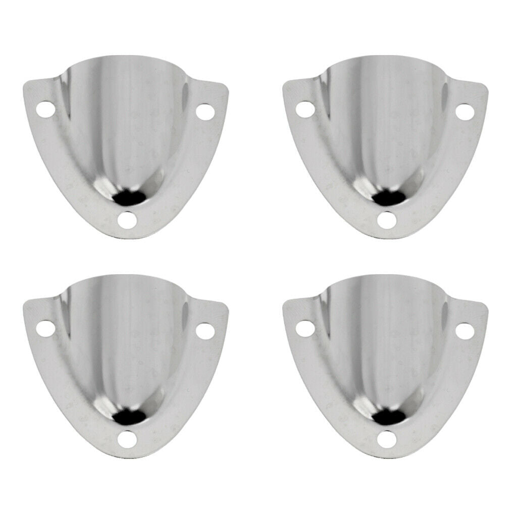 4pcs 316 Stainless Steel Clamshell Ventilator Wire Cable Vent Cover for Boat