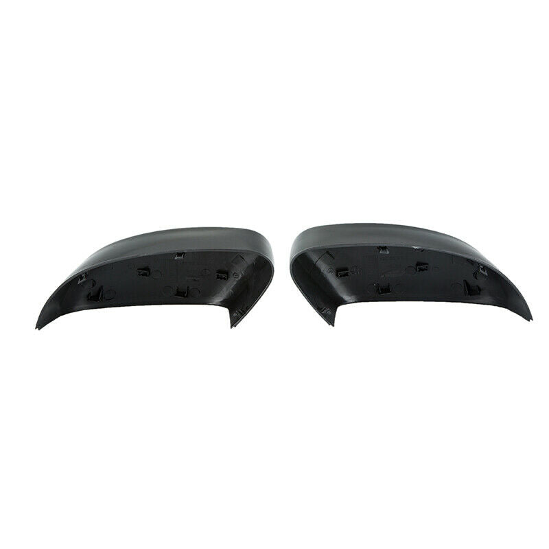 2Pcs Rear View Mirror Covers Matte Black Fit Ford focus Turnier 2010-2016
