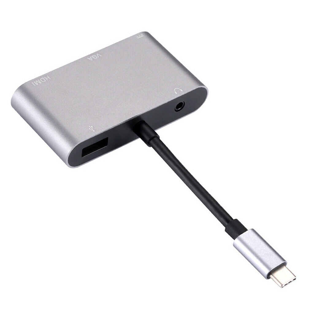 USB C Hub USB-C Type C to HDMI USB3.0 PD VGA 3.5MM Port 4K for Sumsung
