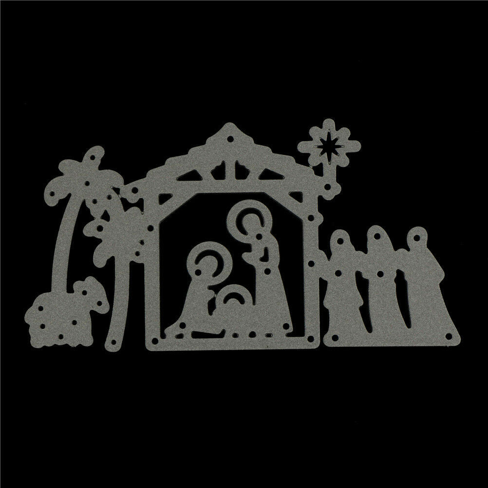 Happy Jesus's birth Metal Cutting Dies Stencils For DIY Scrapbooking Card.l8