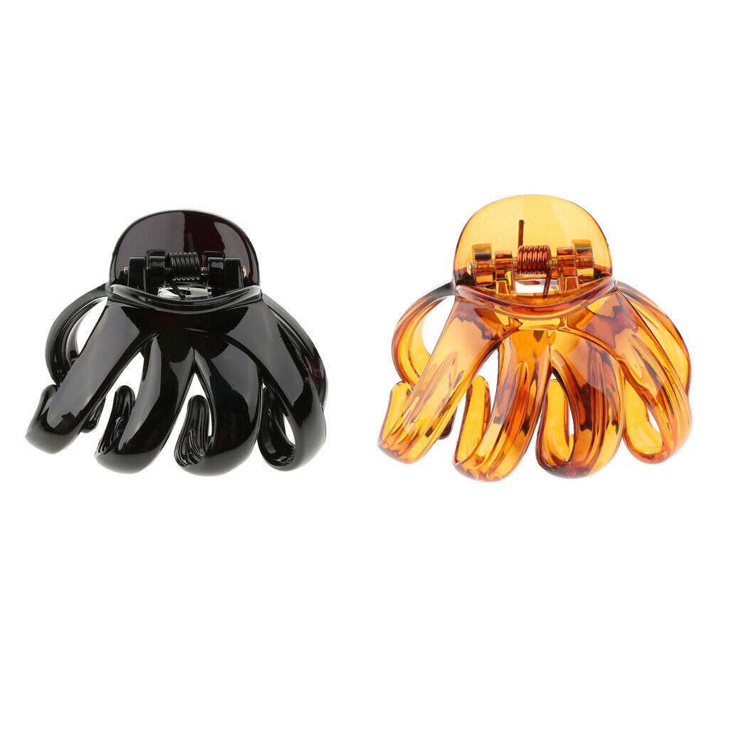 Non-Slip Hair Clip Large Octopus Plastic Hair Claw Grip for Thick Hair Clip