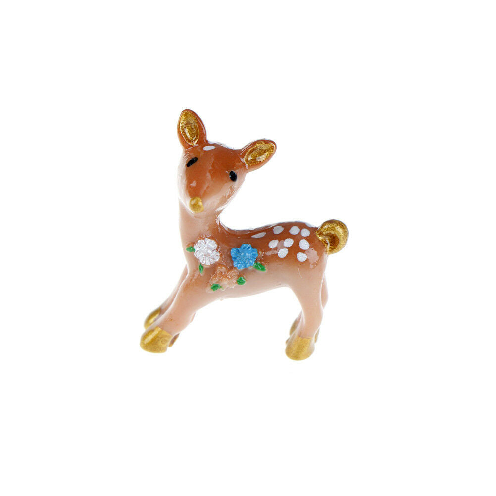 2Pcs Lovely deers Miniatures For Fairy Garden GnomesMossTerrariumsDecorati.l8
