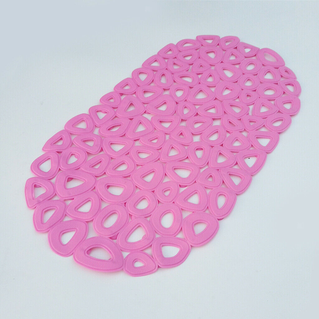 26'' Bath Antislip Shower Mat PVC Toilet Bath Mat Shower Bath Mat Pink