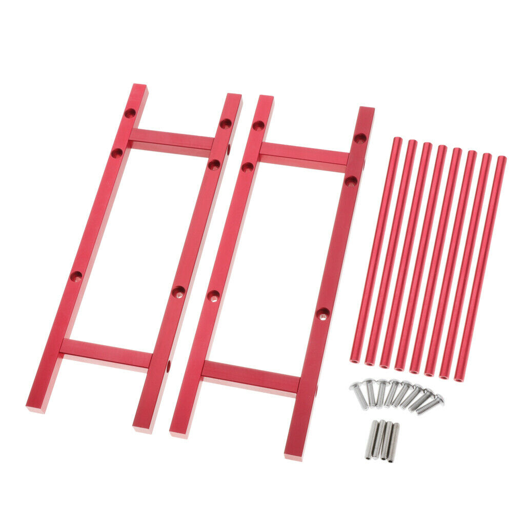 RC Tire Rack Shelf Garage for 1/10 SCX10 D90 Rock Crawler DIY Accessories