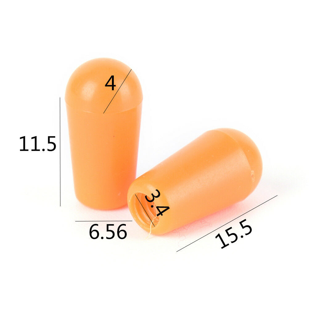 6x 4mm Toggle Switch Tip Caps Colorful for electric Guitar random colo.l8