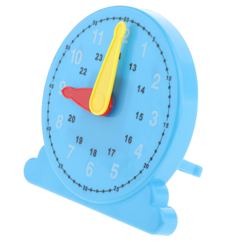 Educational Graduated Teaching Clock Demonstration Learning Time with Movable