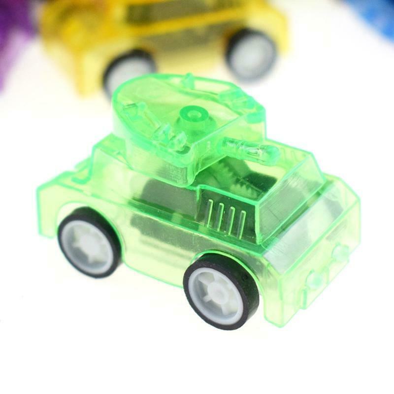 Transparent Mini Candy Color Pull Back Car for Kids Toddlers Birthday Party