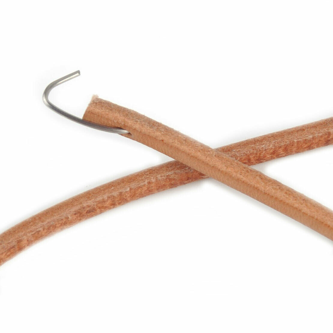 68inch Artificial Cowhide Leather Treadle Sewing Belt Belting w/Hook Replaced An