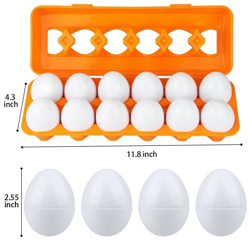 Toddler Eggs Set Toys for 1 2 3 Years Old Boys Girls Colour Sorting EducatioR4W4