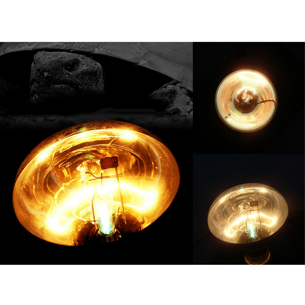 Full Spectrum Plant Pet Reptile Basking Light UVA UVB Lamp Heater Bulb 100w
