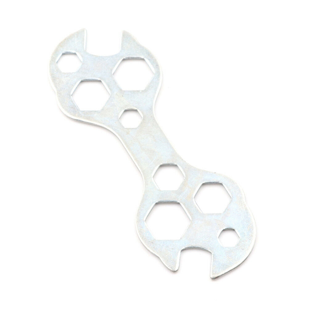 10 In 1 Multi Function Bike Bicycle Steel Wrench Hexagon Spanner Repair ToolBDAU