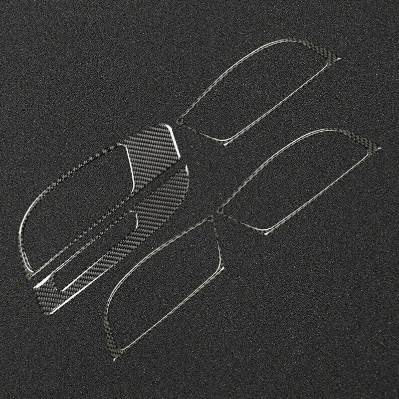 Carbon Fiber Inner Door Handle e Cover Trim for Q7 2008-2015 Car Accessories SN9