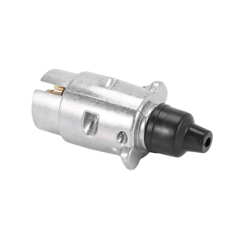 7-Pin Trailer Plug Heavy Duty Round Pin 7-Pole Wi Connector 12V Towbar Towing C9