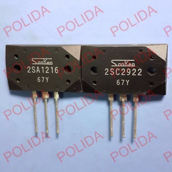 1pair or 2PCS Transistor SANKEN MT-200 2SA1216-Y/2SC2922-Y 2SA1216/2SC2922