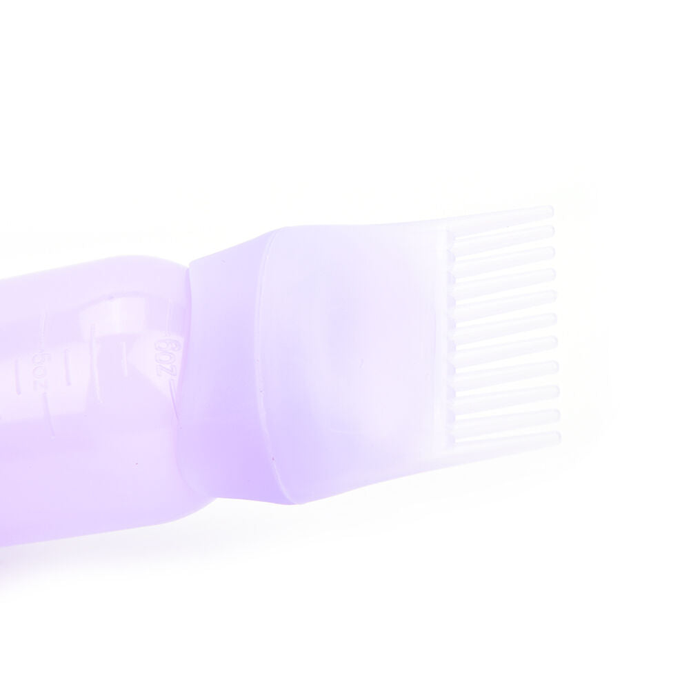 120ML Hair Dye Bottle Applicator Comb Dispensing Salon Hair Coloring Dyeing SJ