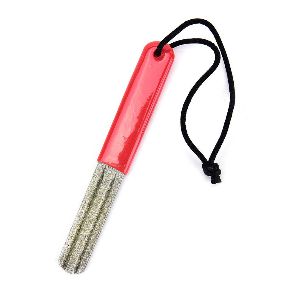 2sided groove diamond fishing hook hone fishook sharpener fishing tackle box BDA