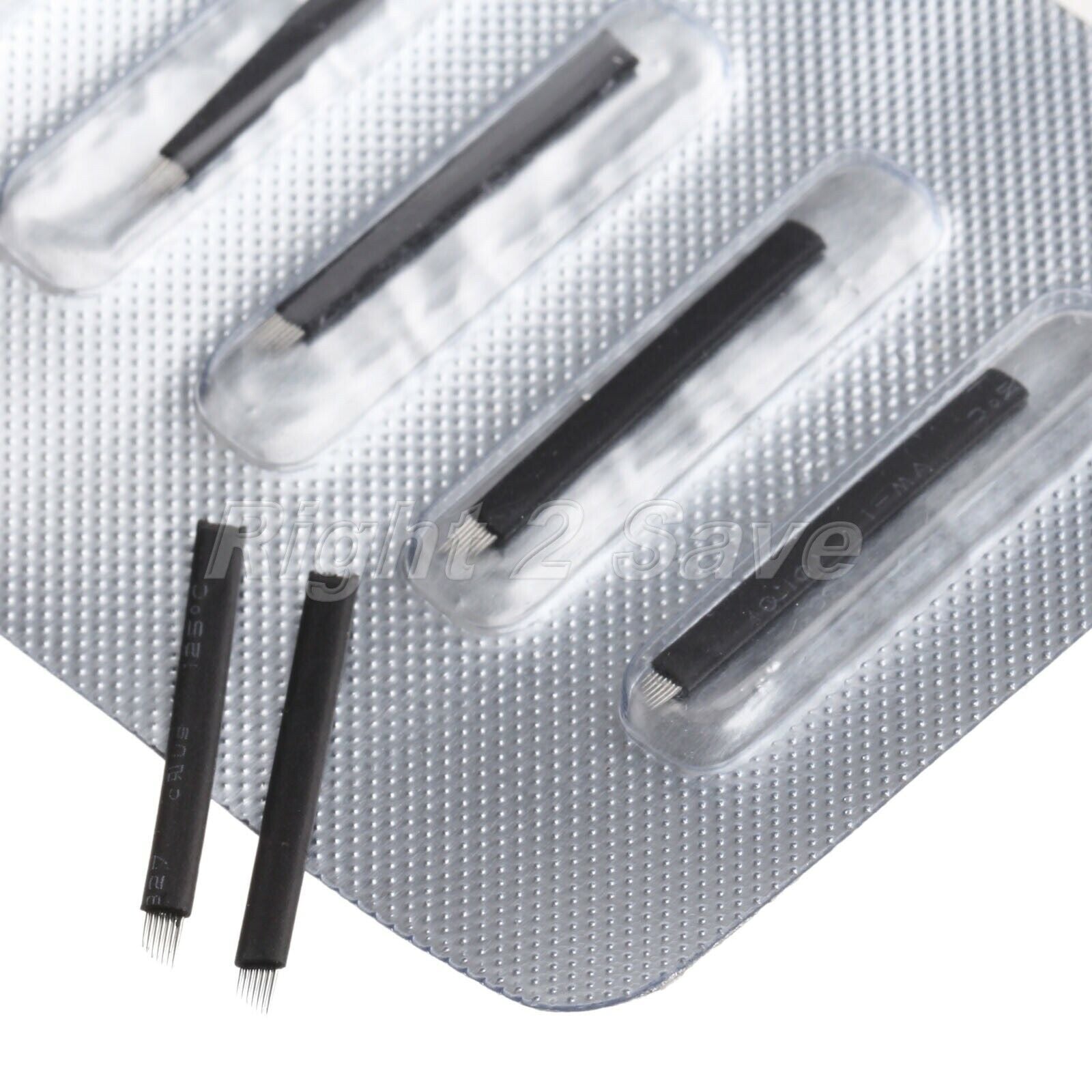 5Pcs 7 Pin Blades Permanent Makeup Eyebrow Tattoo Pen Tool Microblading Needle