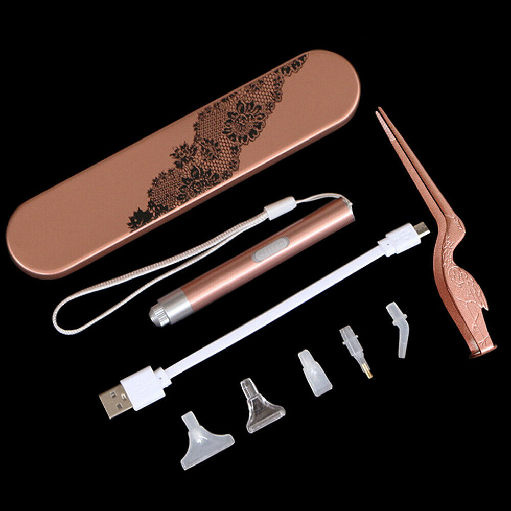 Diamond Painting Lighting Point Drill Pen Tips Tool with USB Cable Rechargeable