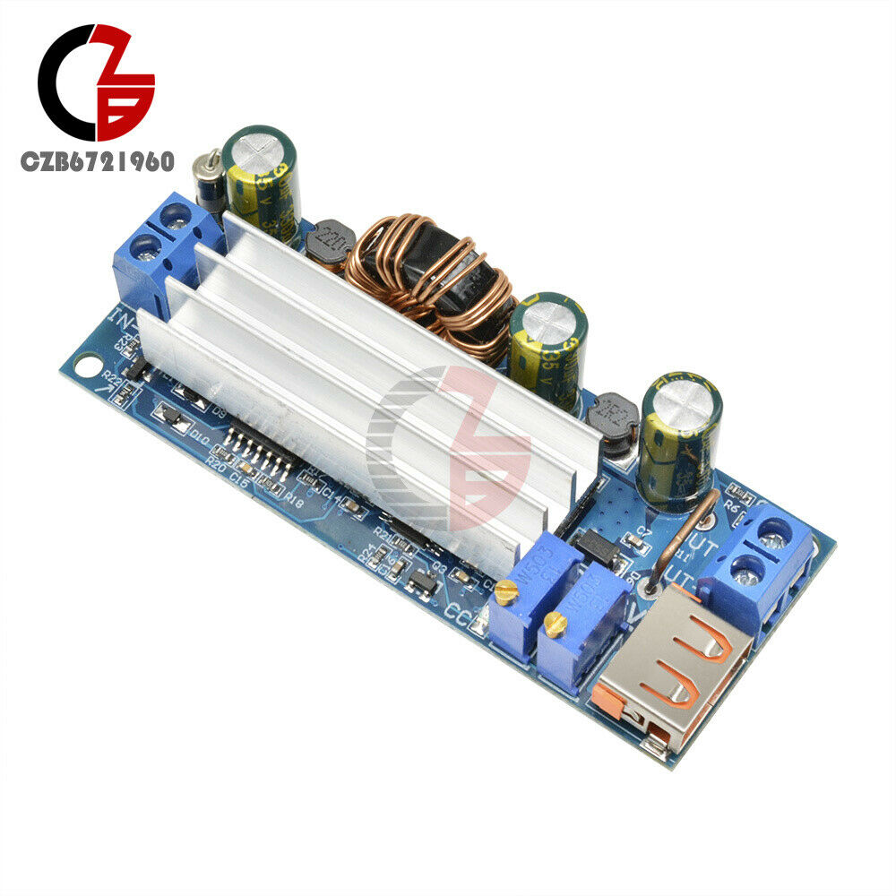 USB DC DC Step Up Boost Converter 2-24V to 3-30V 4A 80W CC CV Power Module CC