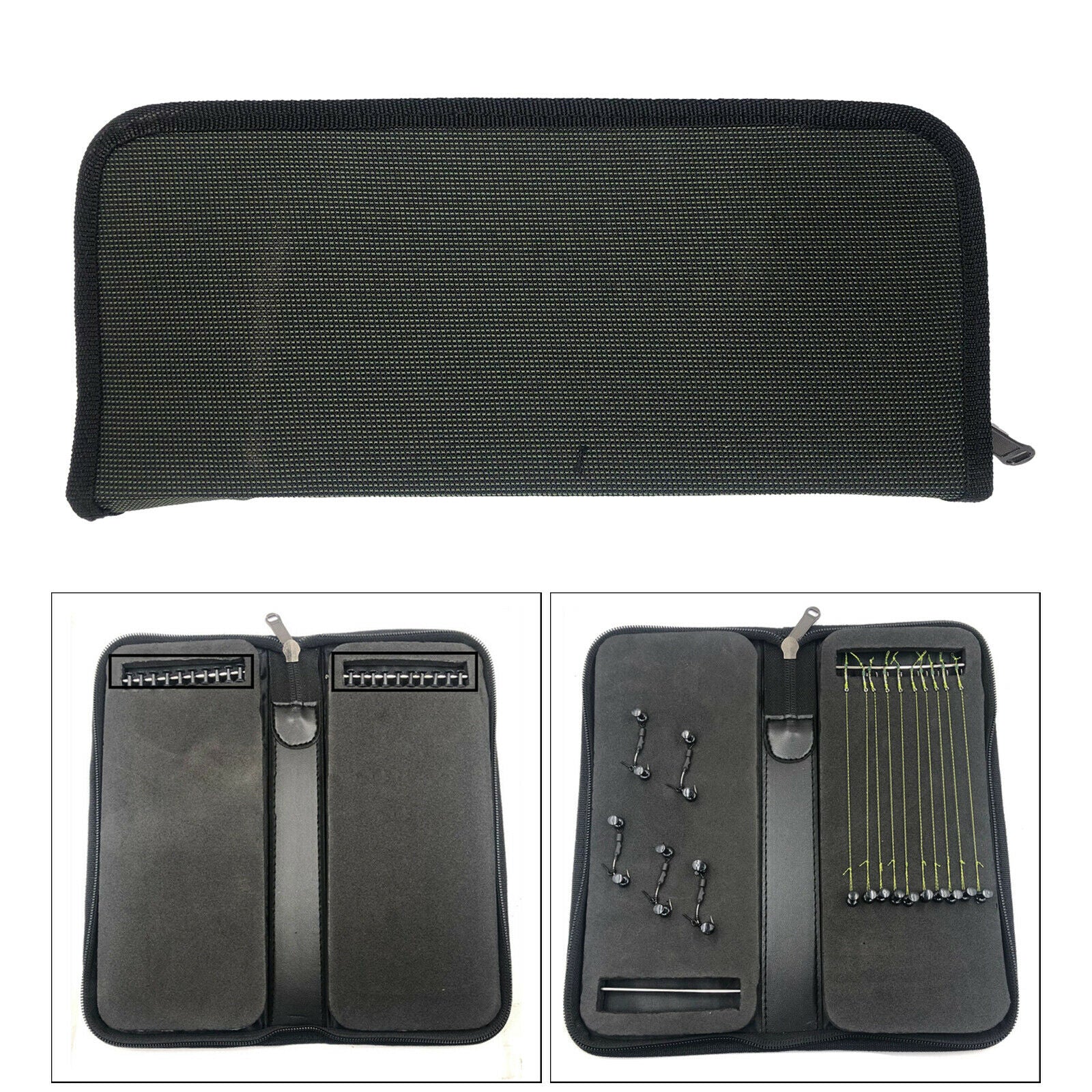 Stiff Rigs Wallet with 20 Pins for Carp Fishing holds Hair Rigs safe