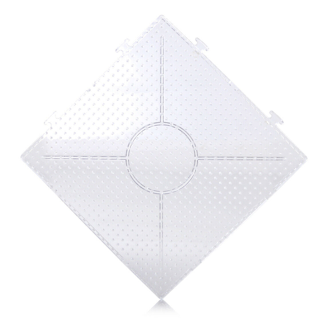 Square Clear Fusion Pegboard Template Peg Board fit Hama Perler Bead An