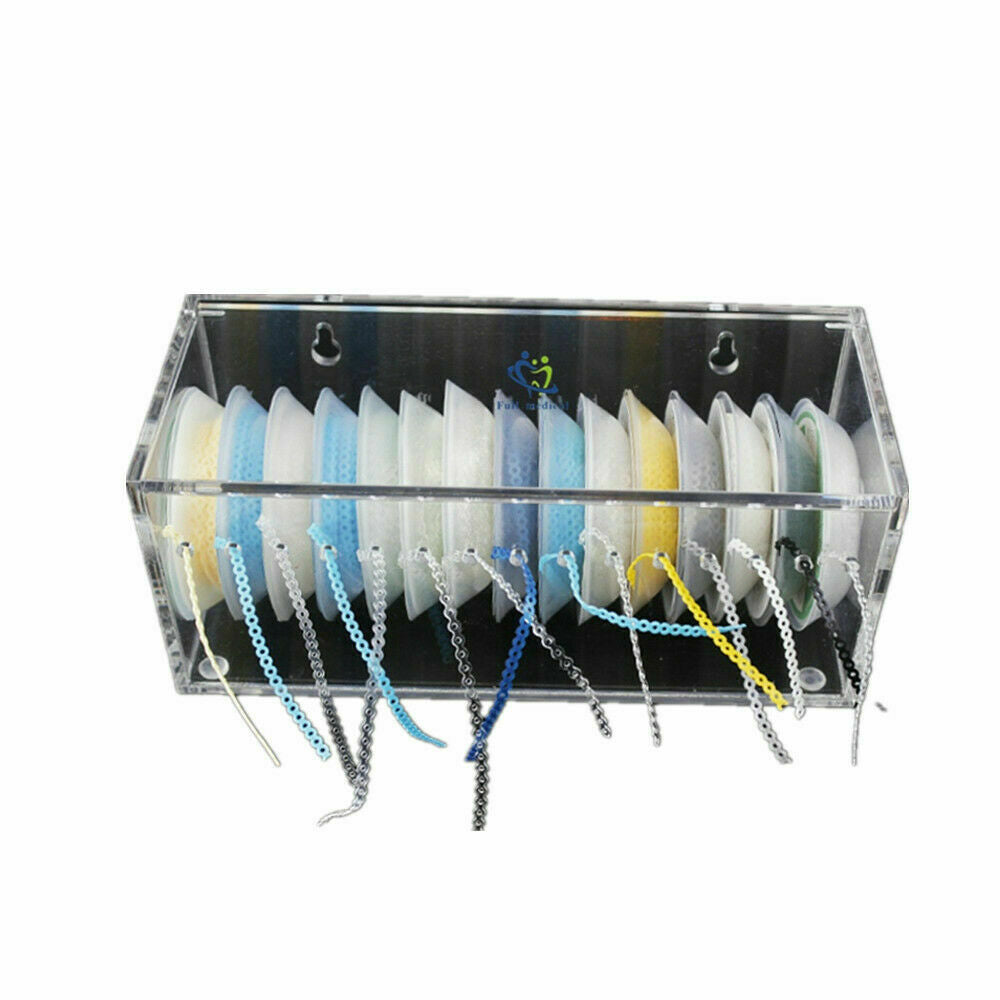 1*Dental Orthodontic Power Chain Holder Elastic Band Organizer Storage Box Case